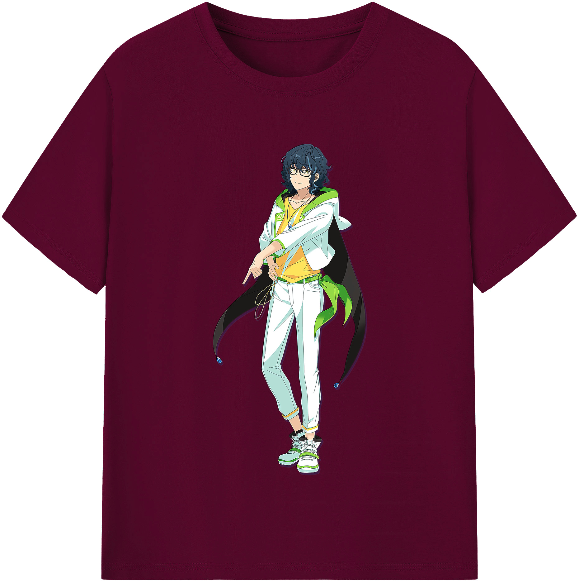 （画像用） あんさんぶるスターズ! Ensemble Stars レディースカジュアルプリントTシャツ（綿100％）